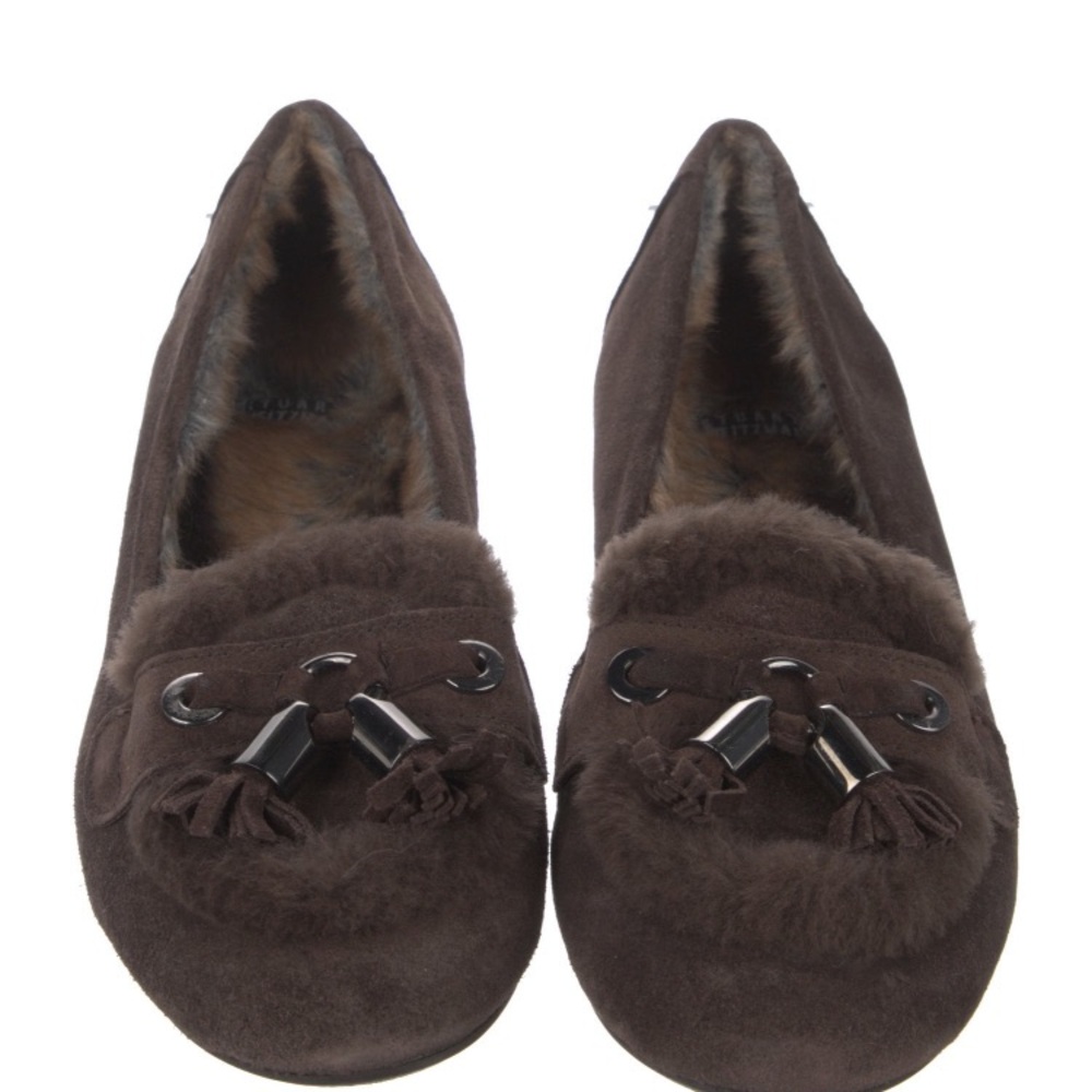 Women's Brown Suede Loafers